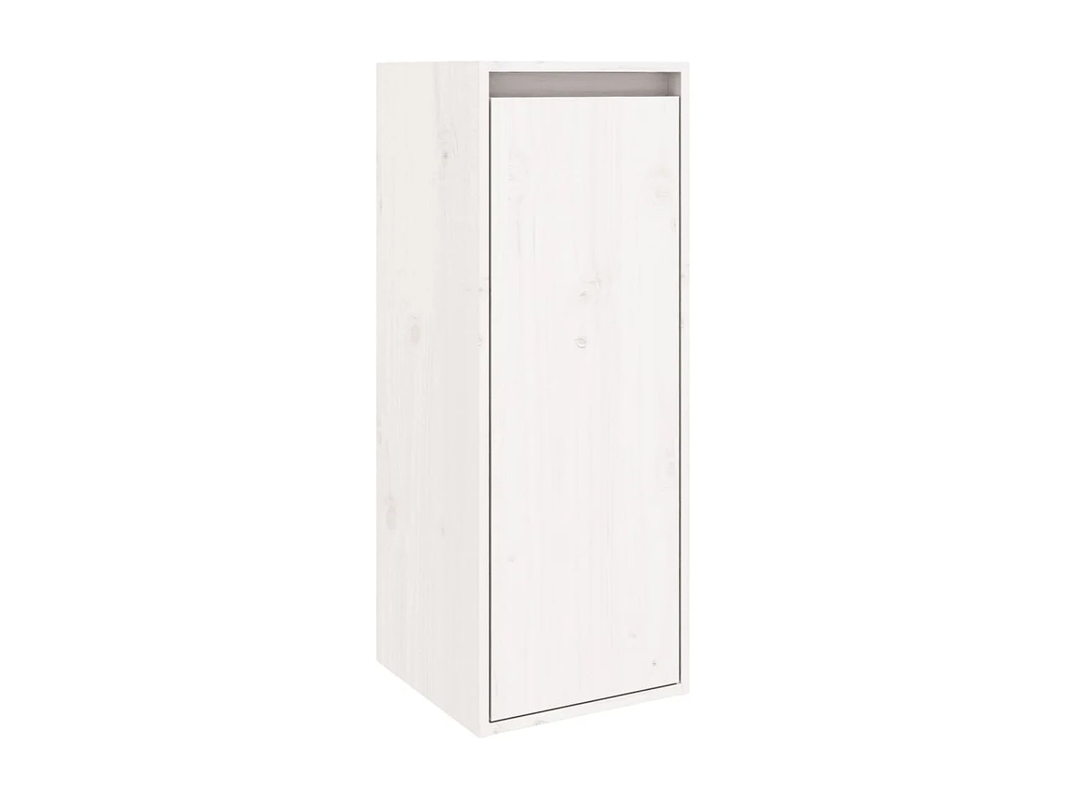 Armoires murales 2 pcs Blanc 30x30x80 cm Bois de pin massif