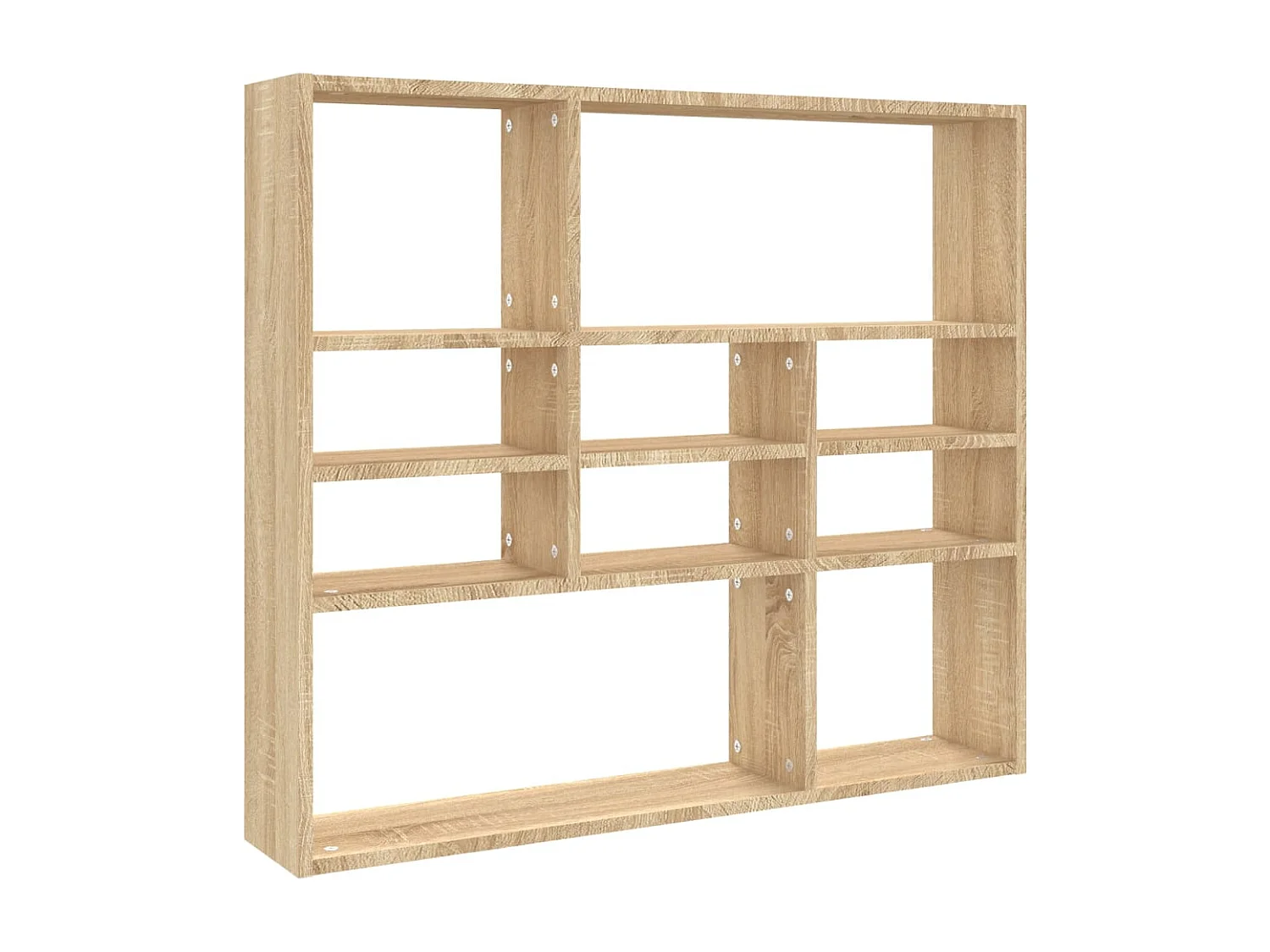 Mensola da parete in rovere Sonoma 90x16x78 cm in legno ingegnerizzato