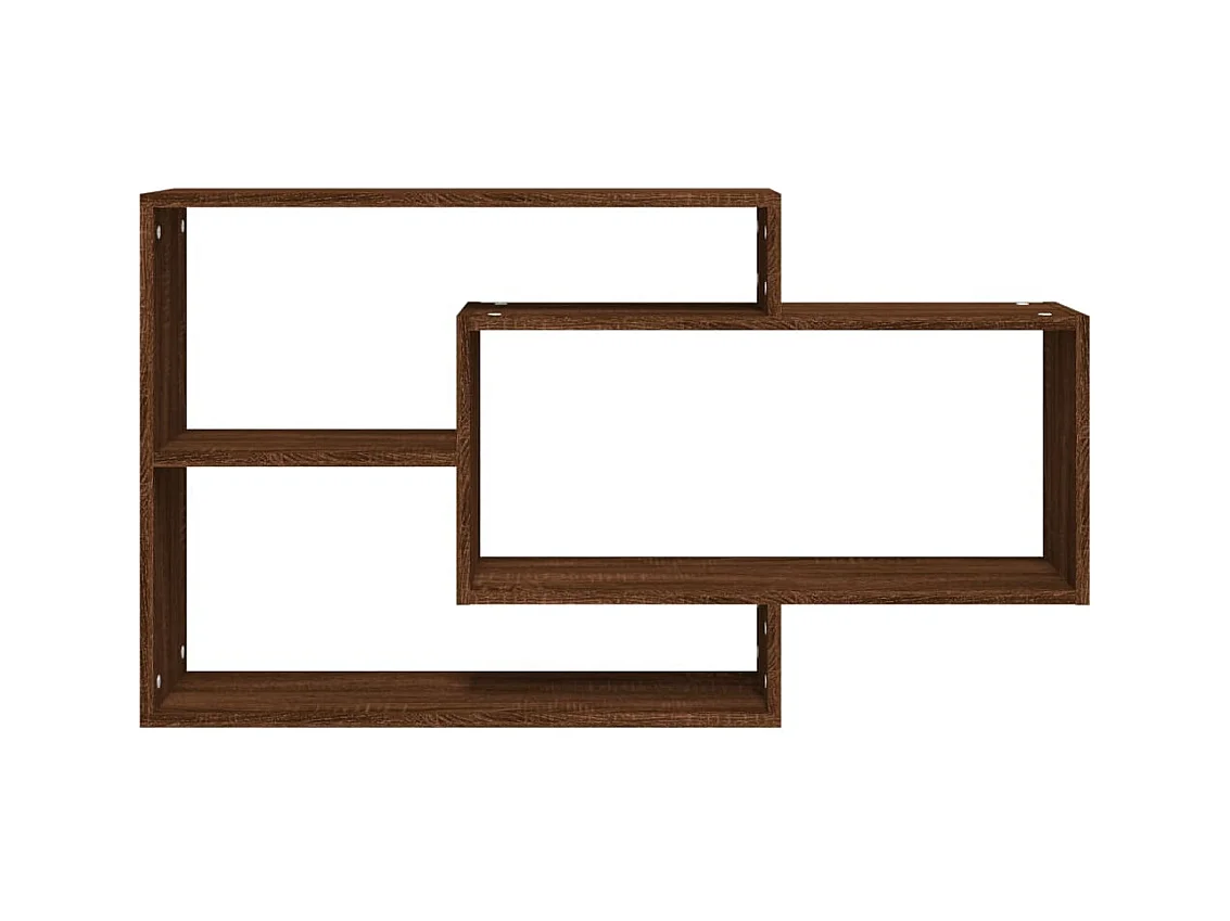 Étagère murale Chêne marron 104x20x58,5 cm Bois d'ingénierie