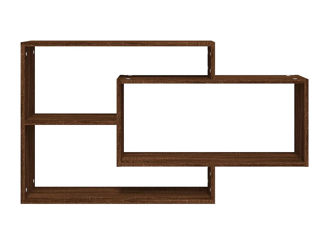 Étagère murale Chêne marron 104x20x58,5 cm Bois d'ingénierie