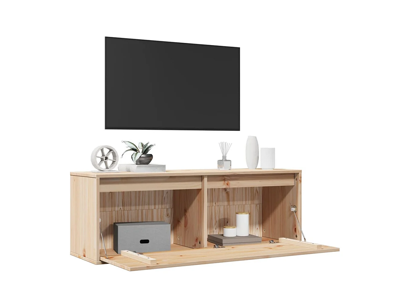 Armoire murale 100x30x35 cm Bois de pin massif