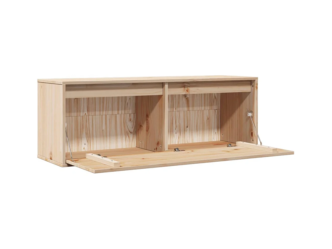 Armoire murale 100x30x35 cm Bois de pin massif