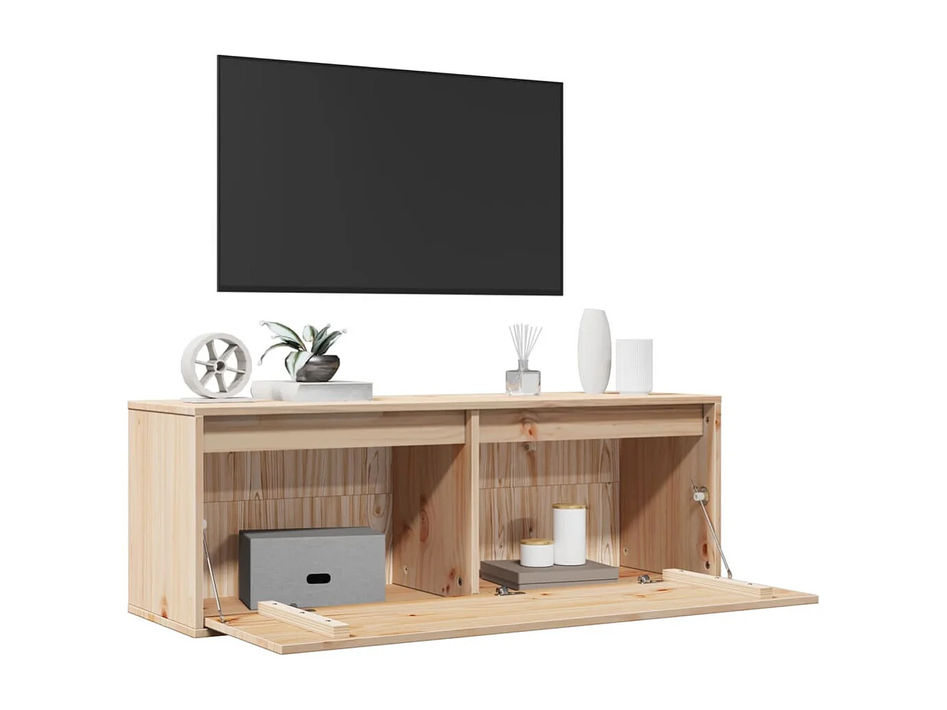 Armoire murale 100x30x35 cm Bois de pin massif