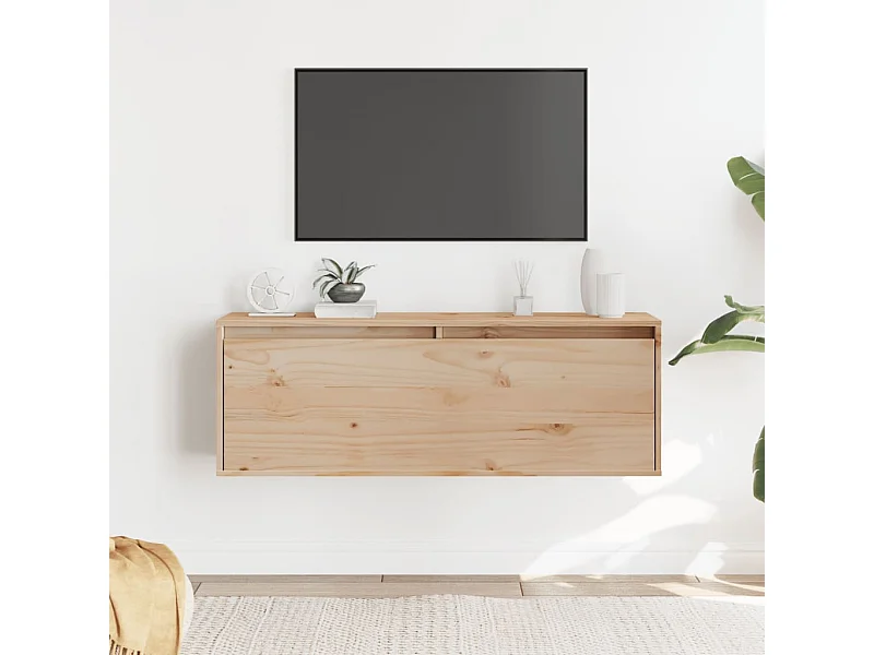 Armoire murale 100x30x35 cm Bois de pin massif