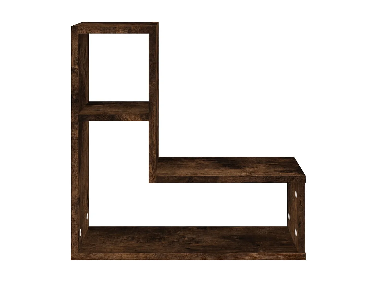 Mensole da parete 2 pz Rovere affumicato 50x15x50 cm Legno composito