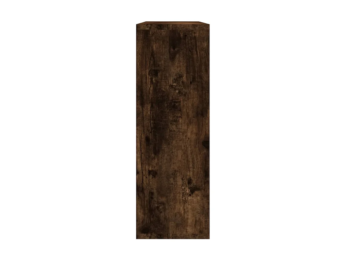 Étagère murale chêne fumé 104x20x58,5 cm bois d'ingénierie