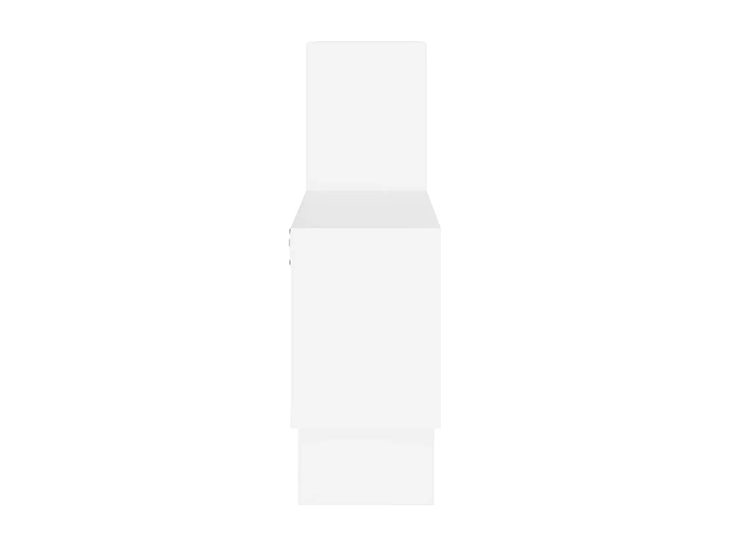 Étagère murale forme d'auto Blanc 82x15x51 cm Bois d’ingénierie