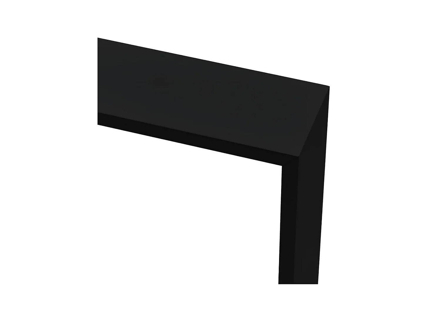 Étagères murales sous forme de cube 3 pcs Noir MDF