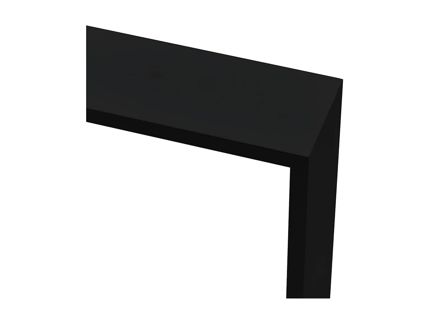 Étagères murales sous forme de cube 3 pcs Noir MDF