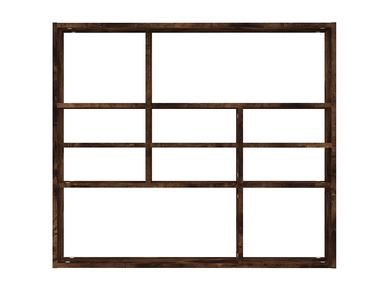 Étagère murale Chêne fumé 90x16x78 cm Bois d'ingénierie