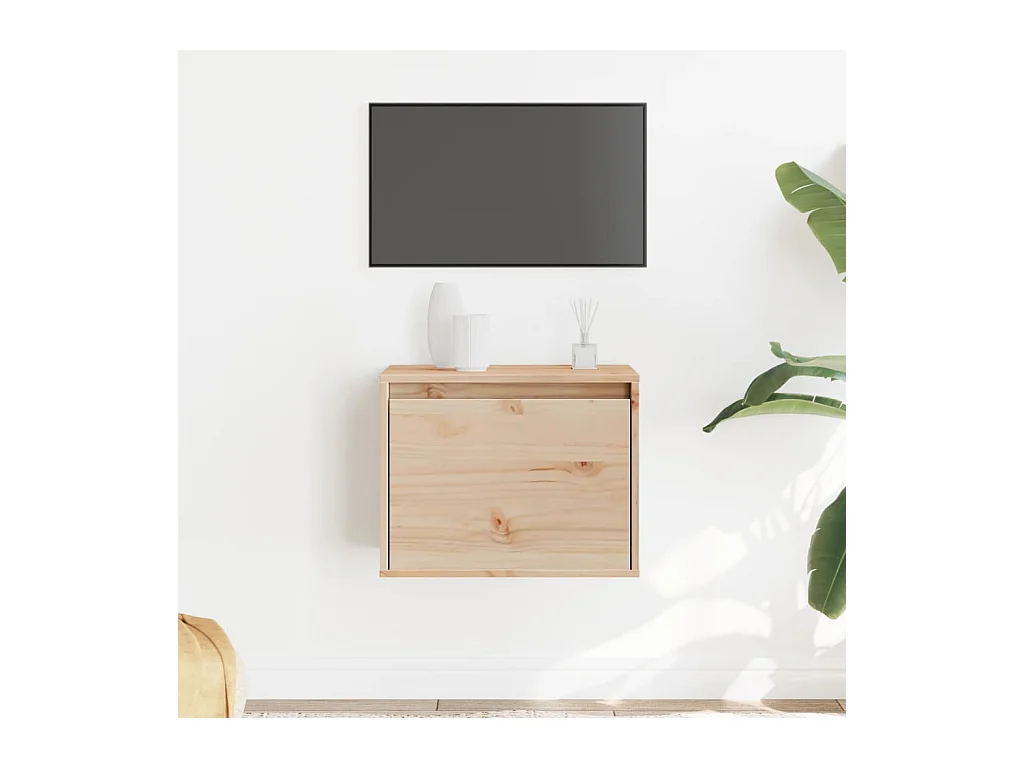 Wandkast 45x30x35 cm Massief grenenhout