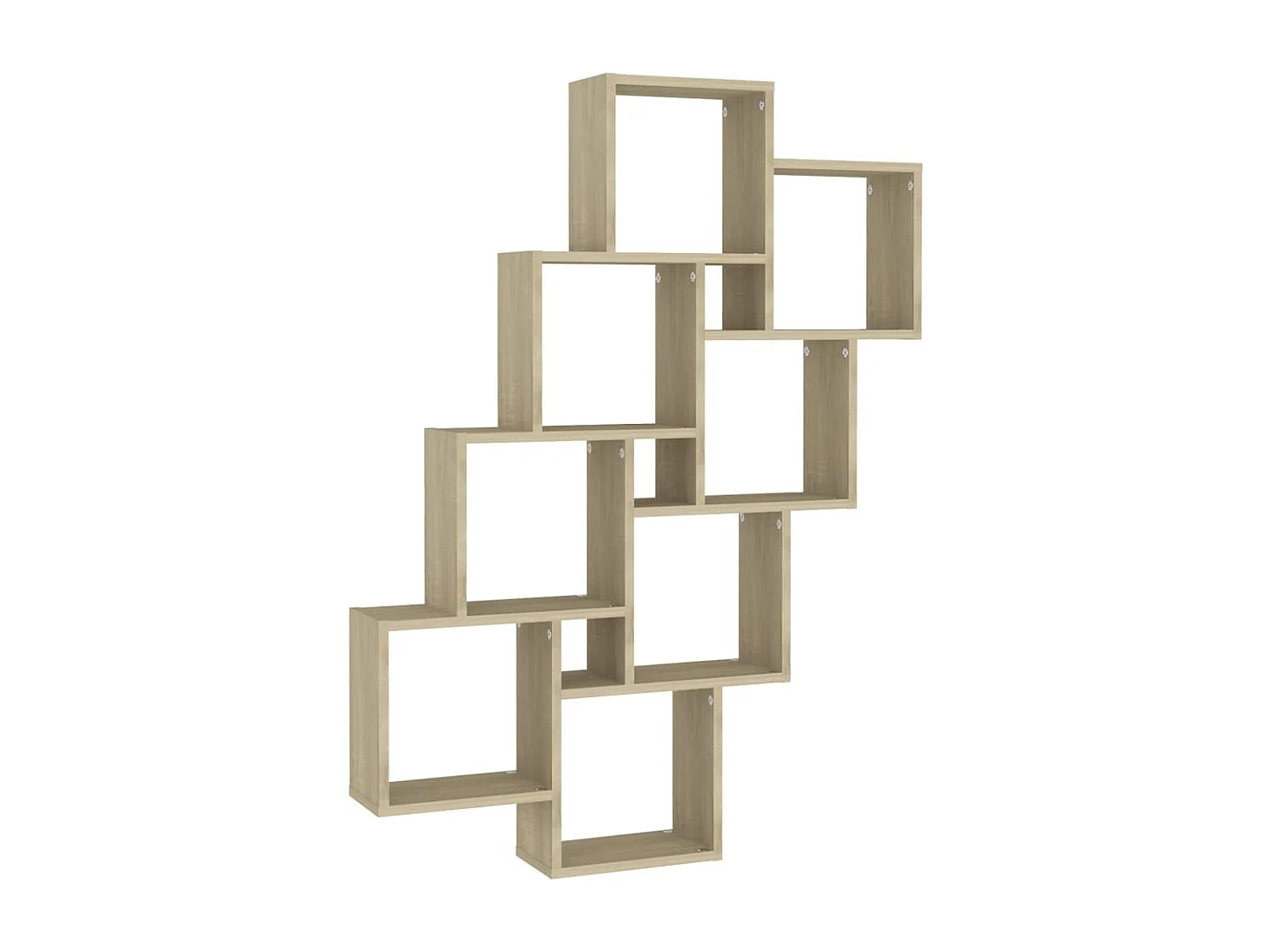 Étagère murale cube Chêne sonoma 90x15x119 cm Bois d’ingénierie