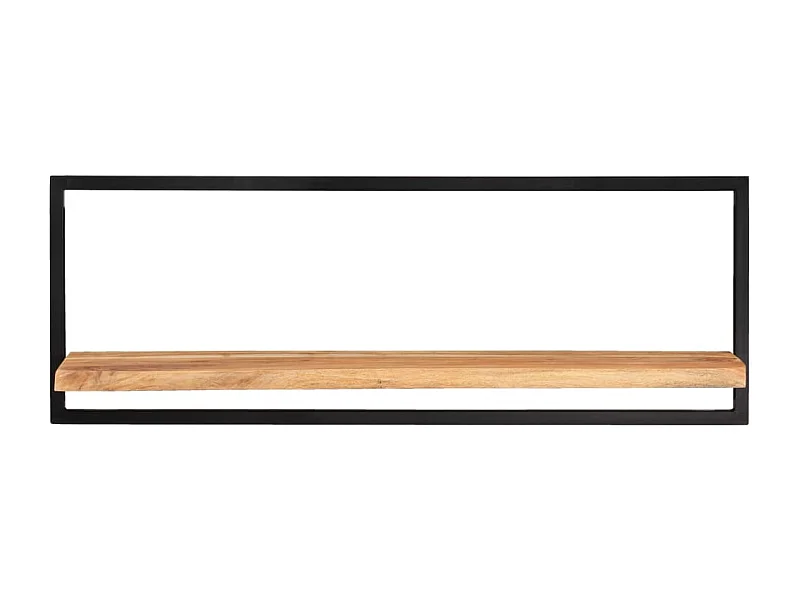 Étagères murales 2 pcs 100x24x35 cm Bois d'acacia et acier