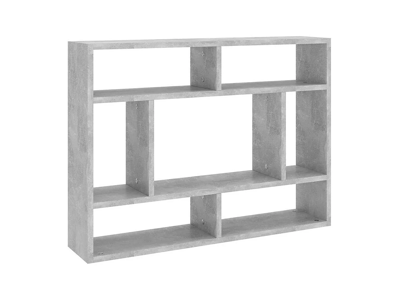 Étagère murale Gris béton 75x16x55 cm Bois d'ingénierie
