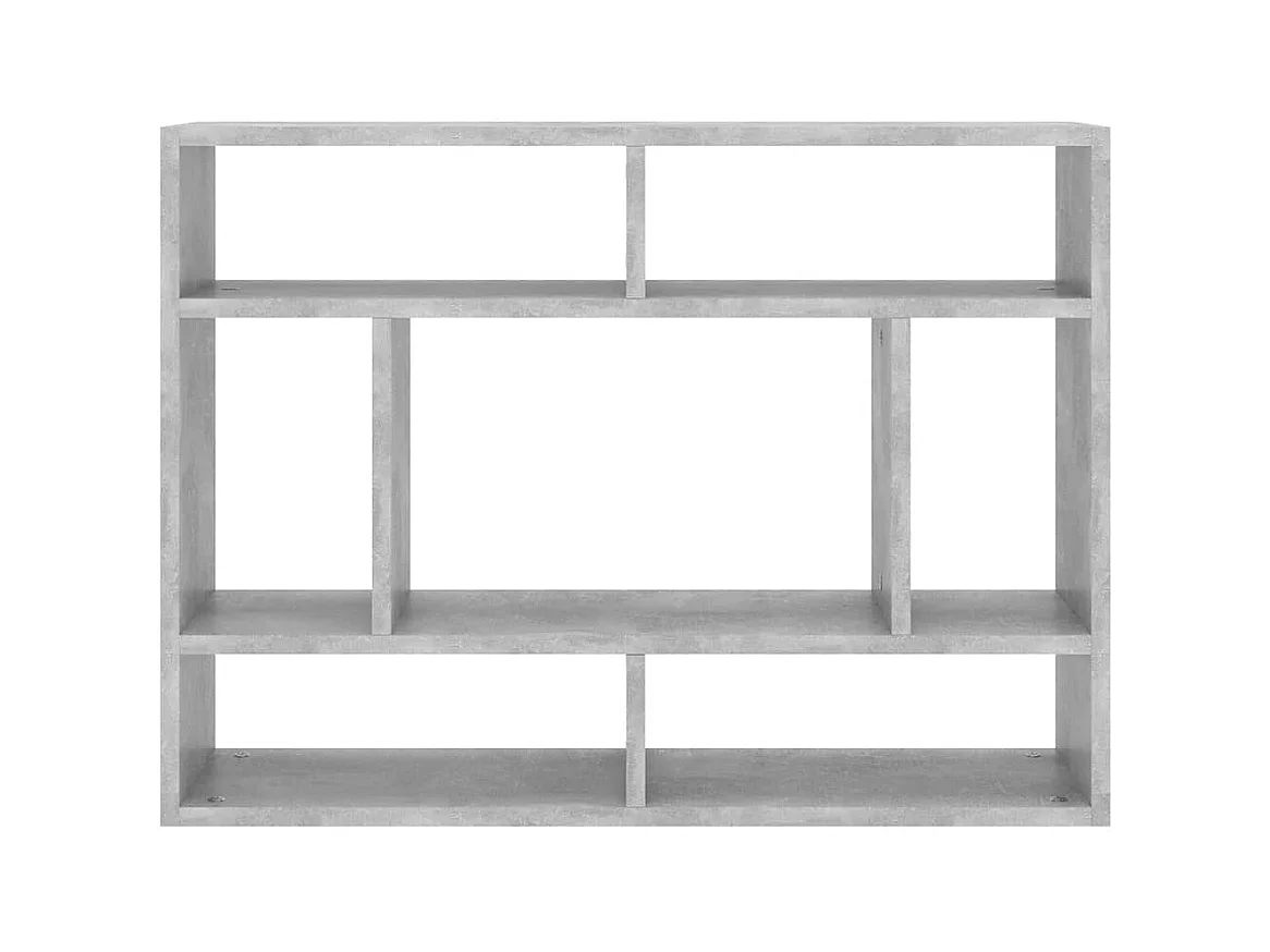 Étagère murale Gris béton 75x16x55 cm Bois d'ingénierie