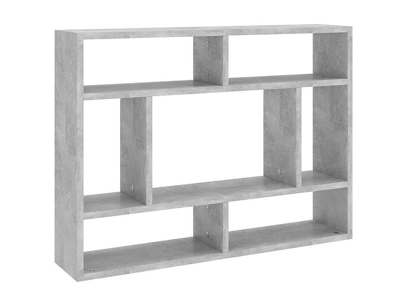 Étagère murale Gris béton 75x16x55 cm Bois d'ingénierie
