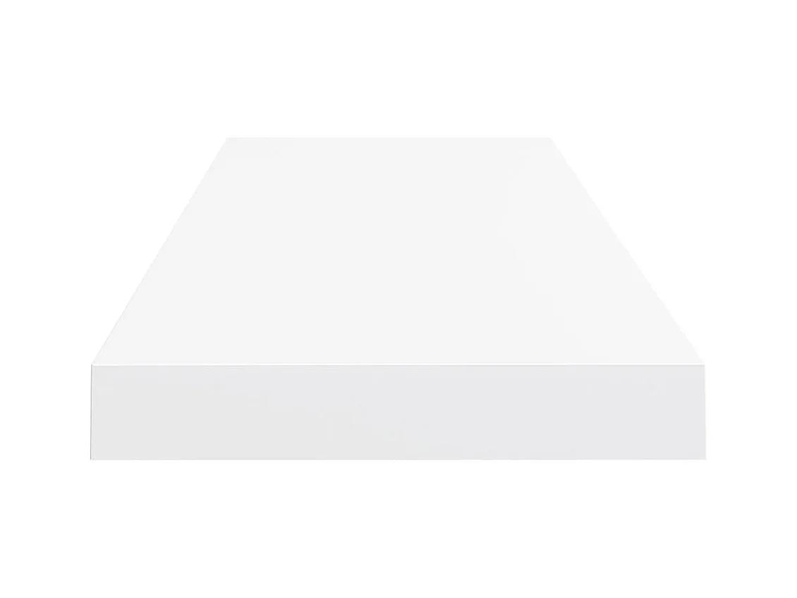 Schwebende Wandregale 4 Stück weiß 80x23,5x3,8 cm MDF