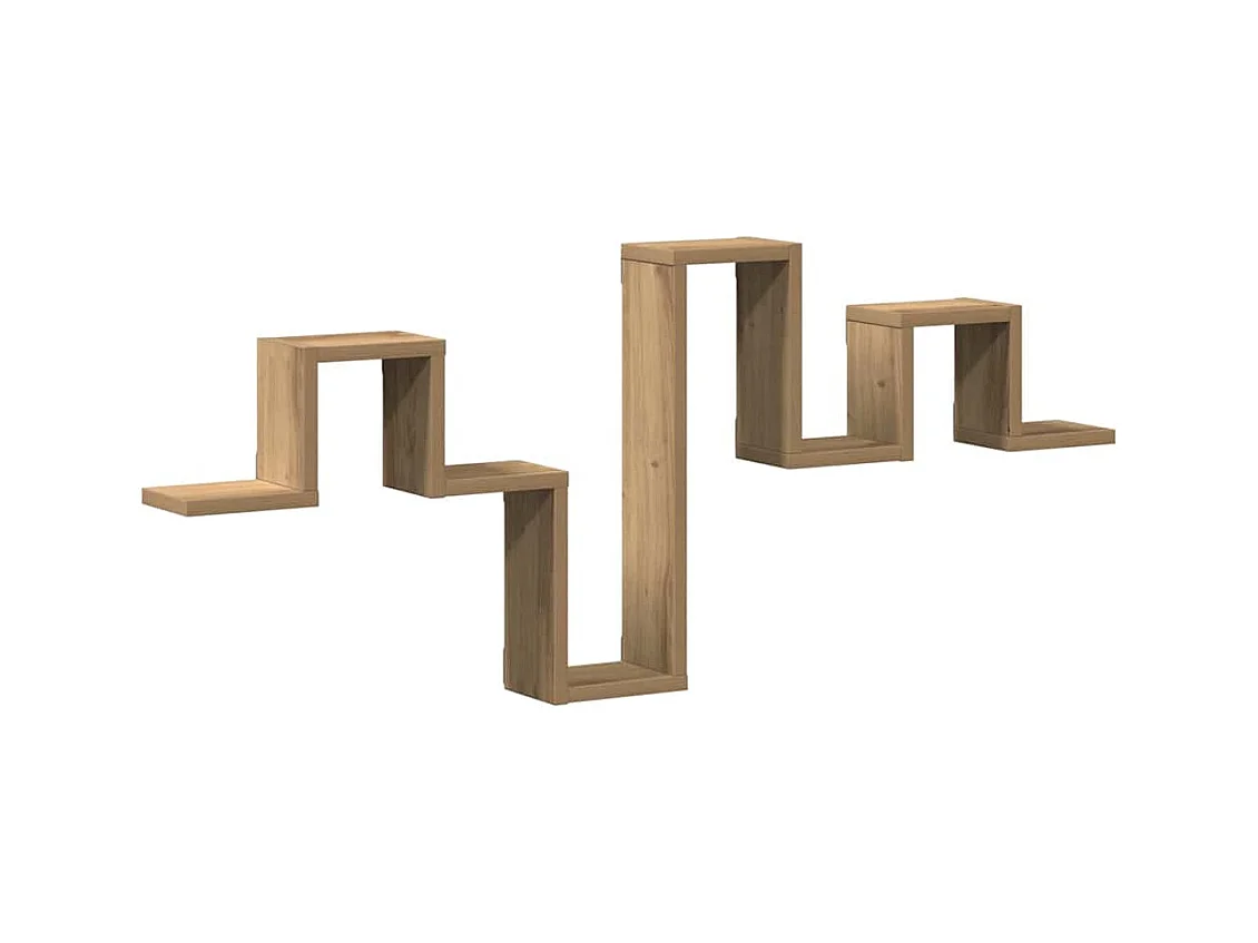 Étagère murale en chêne artisan de 104,5x10x43 cm en bois d'ingénierie