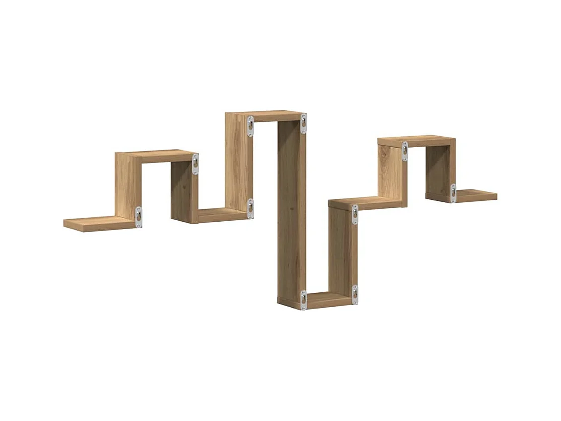 Étagère murale en chêne artisan de 104,5x10x43 cm en bois d'ingénierie