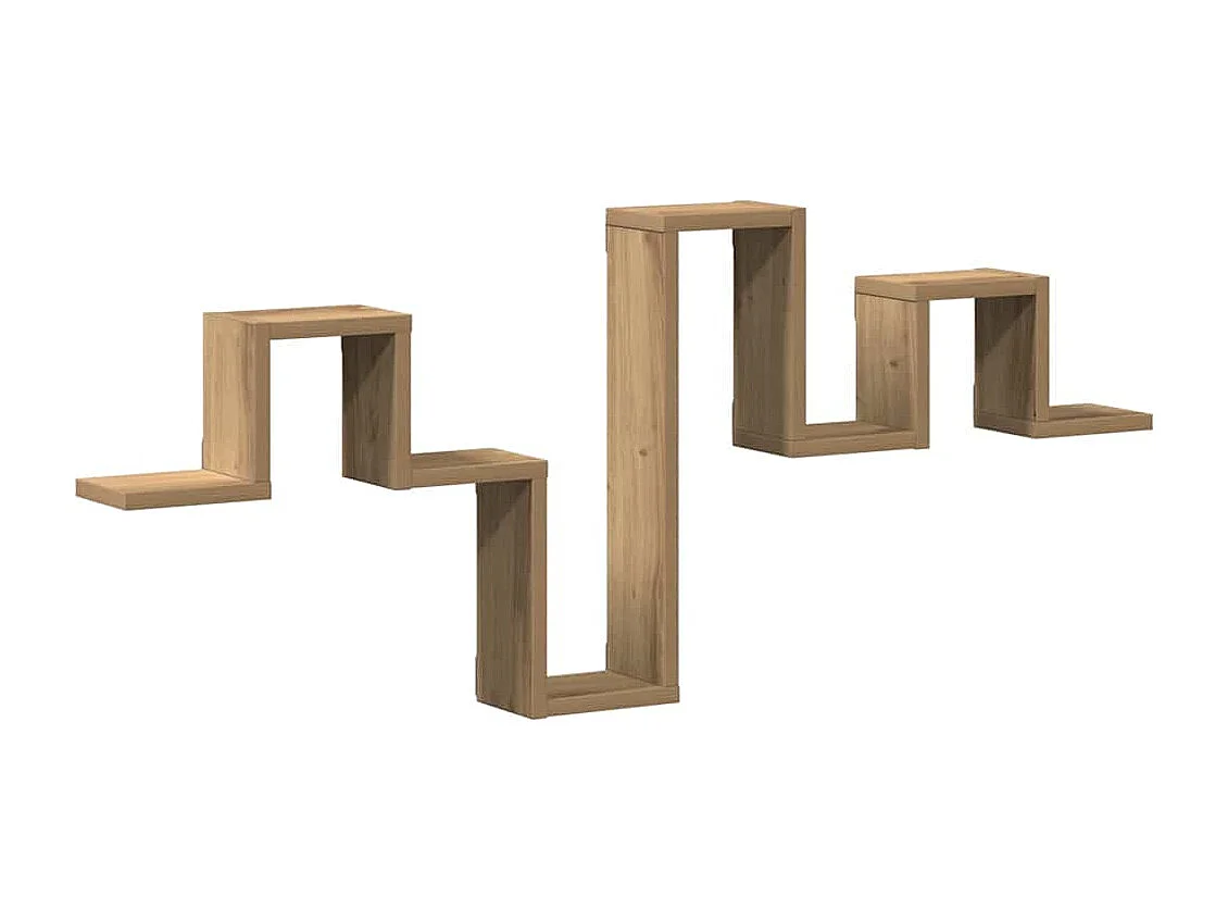 Étagère murale en chêne artisan de 104,5x10x43 cm en bois d'ingénierie
