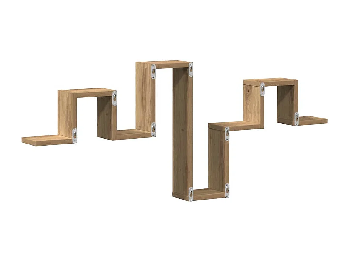 Étagère murale en chêne artisan de 104,5x10x43 cm en bois d'ingénierie