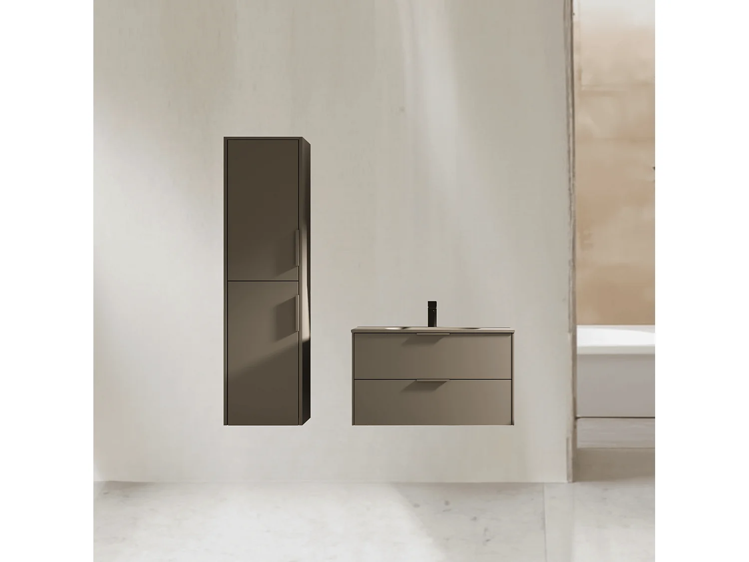 Ensemble de salle de bain lichen 80 cm Aquamila