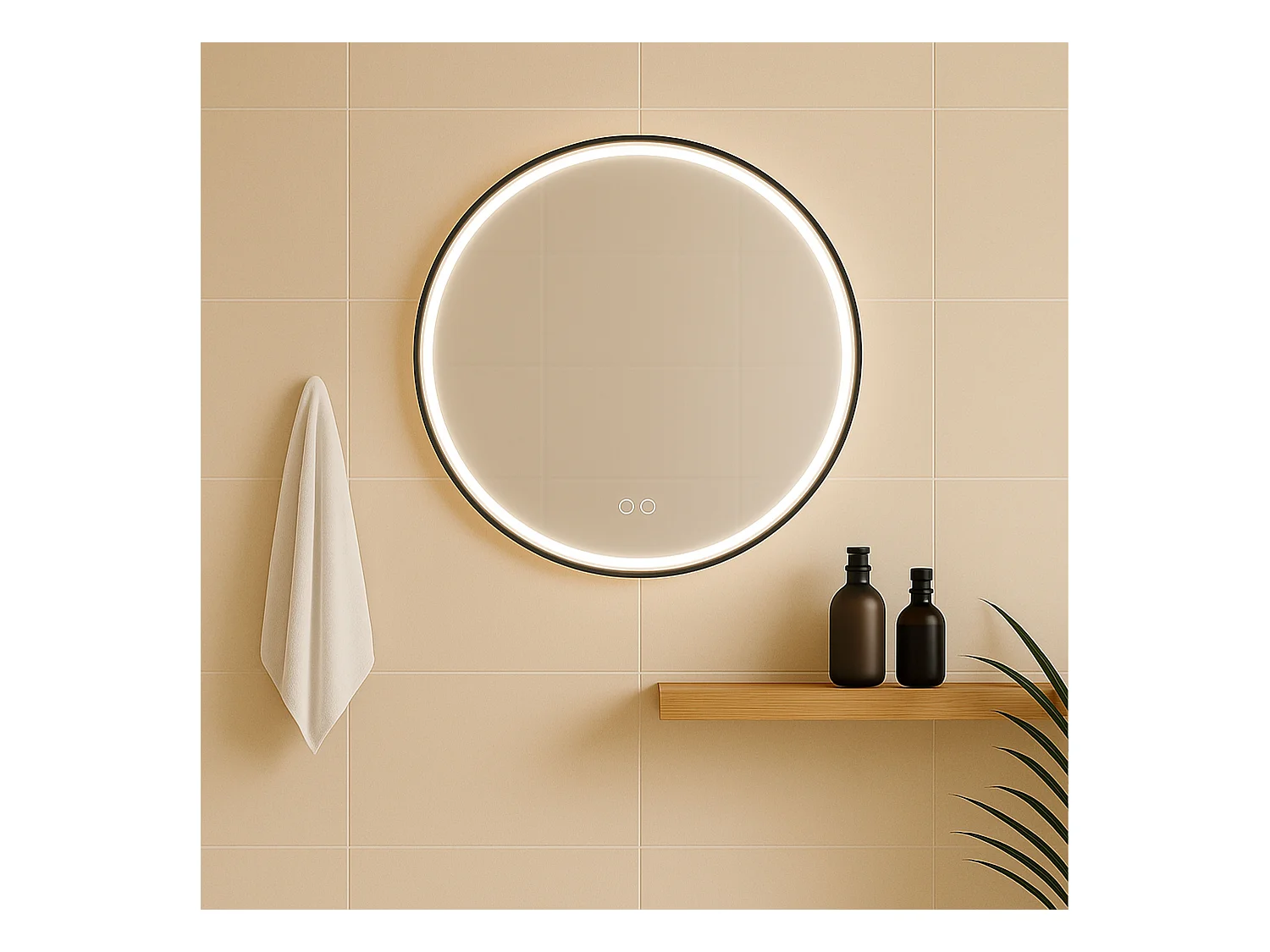 Miroir de salle de bain 70 cm Switch