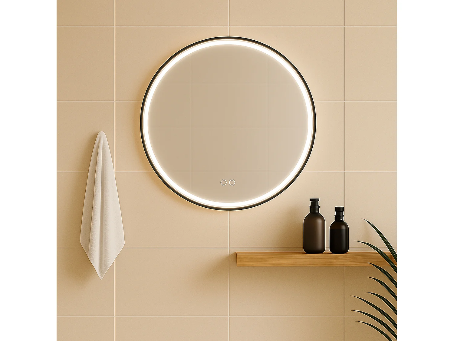 Miroir de salle de bain 70 cm Switch