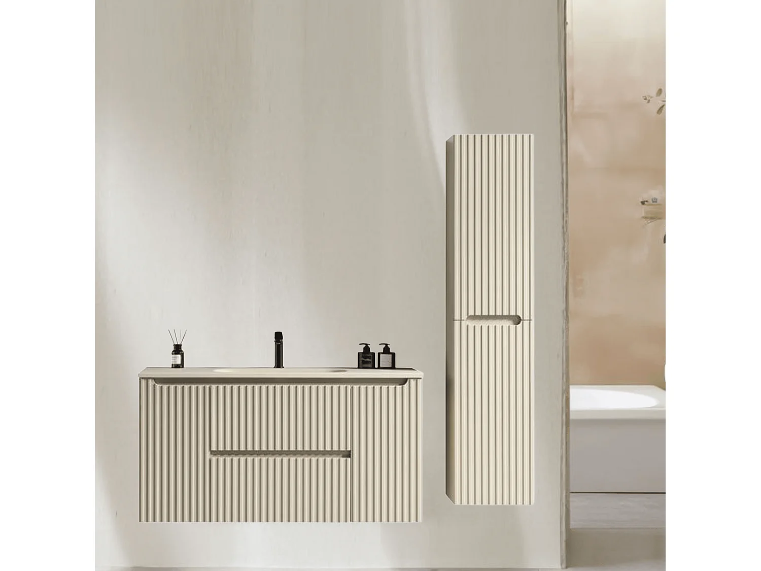 Ensemble de salle de bain 120 cm Aquavenus