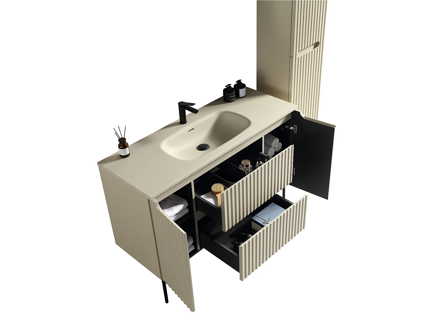 Ensemble de salle de bain 120 cm Aquavenus