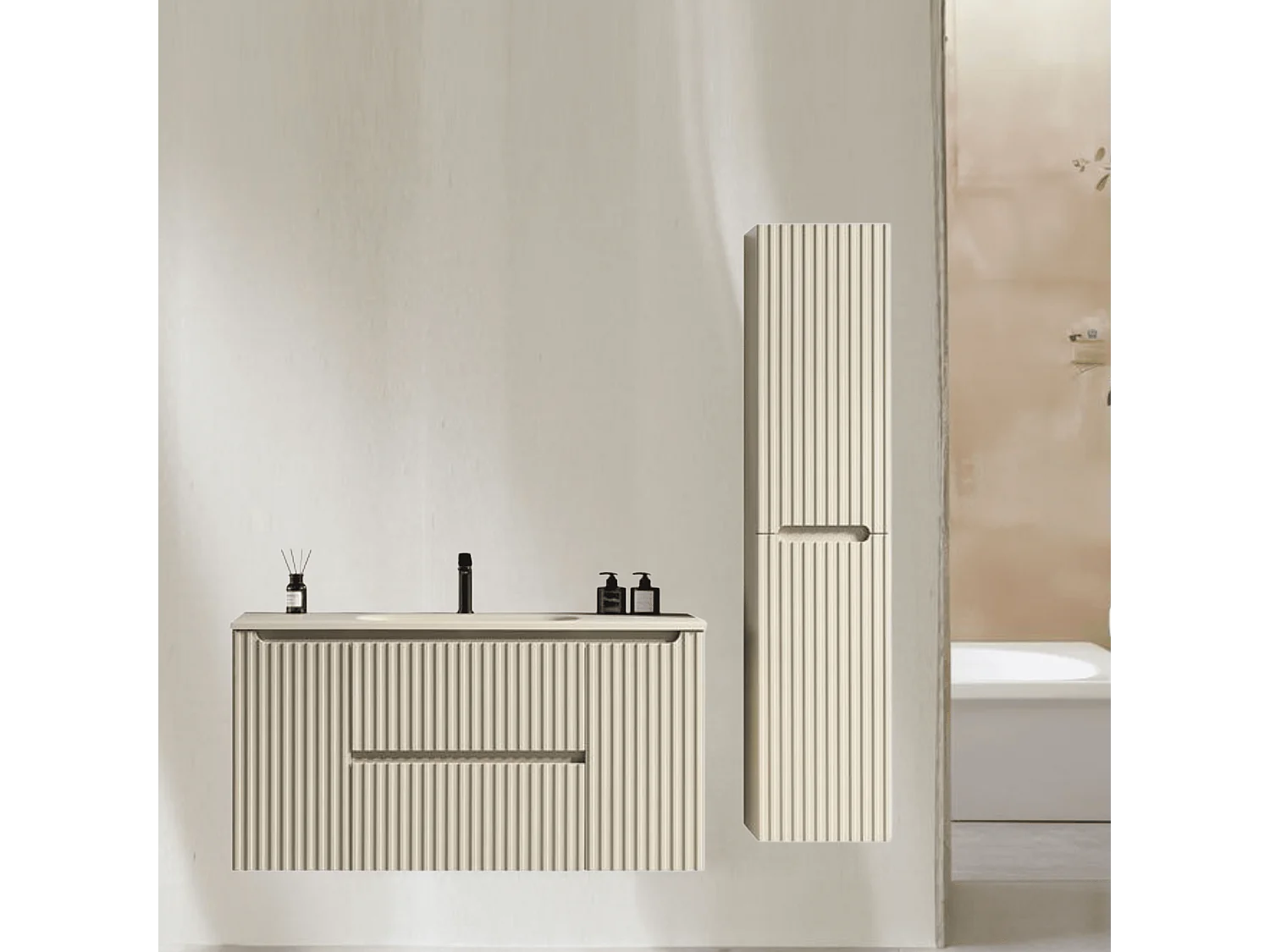Ensemble de salle de bain 120 cm Aquavenus