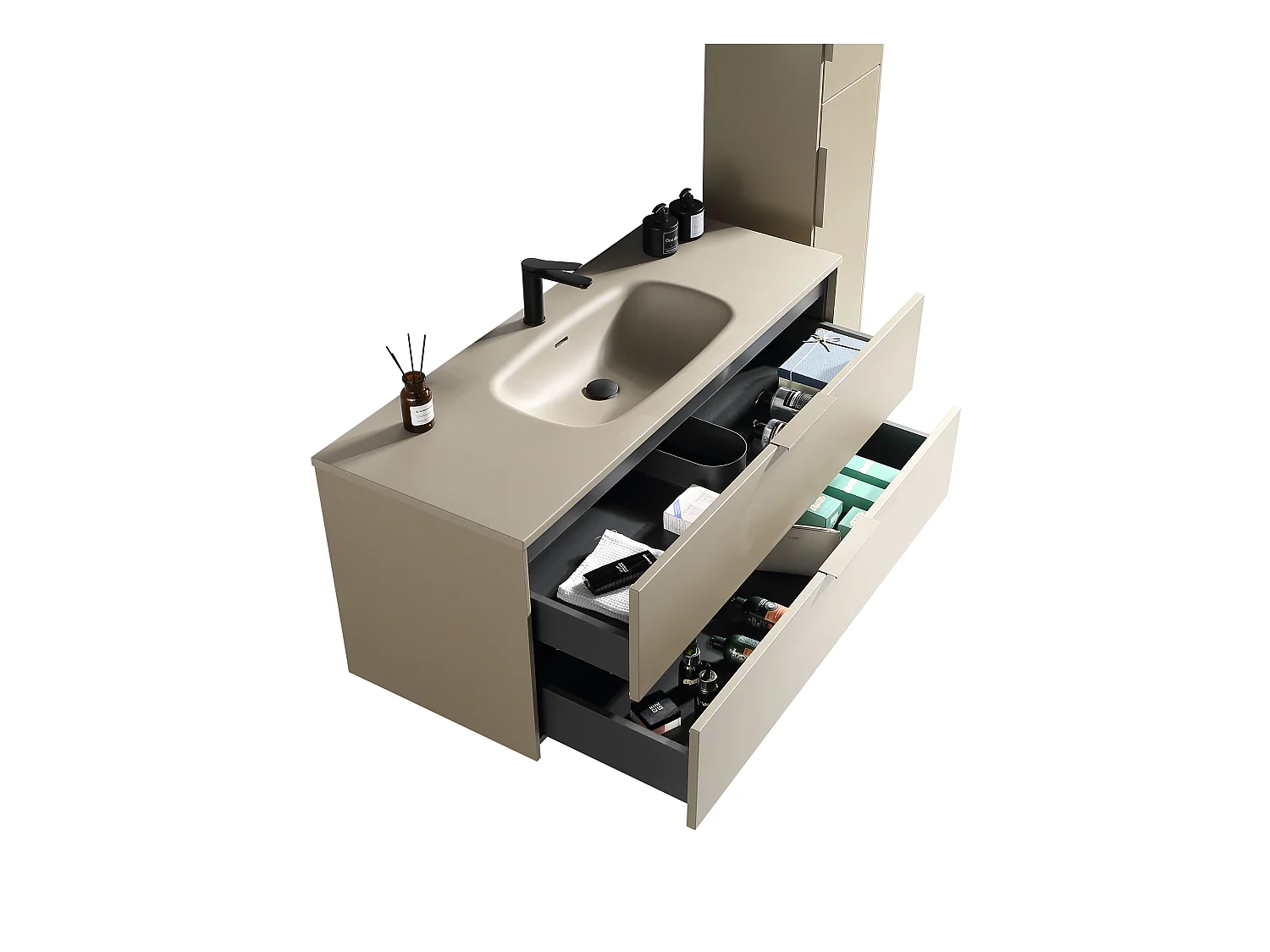 Ensemble de salle de bain lichen 120 cm Aquamila