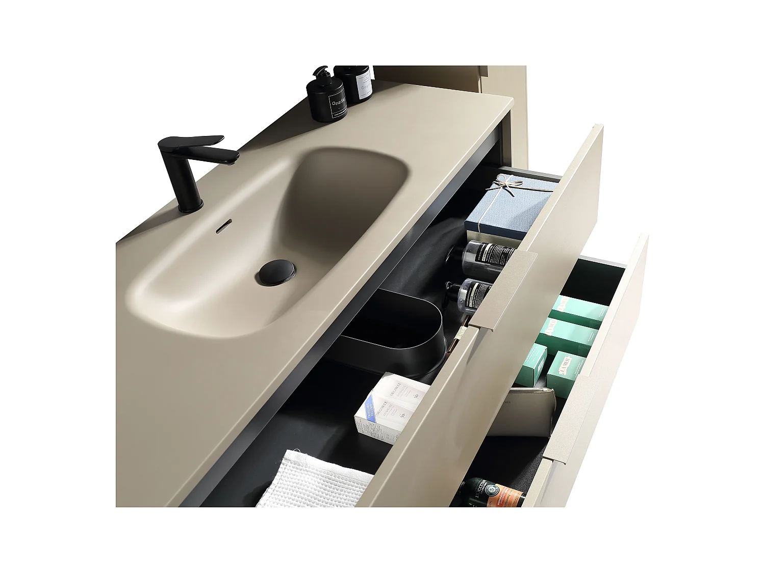 Ensemble de salle de bain lichen 120 cm Aquamila