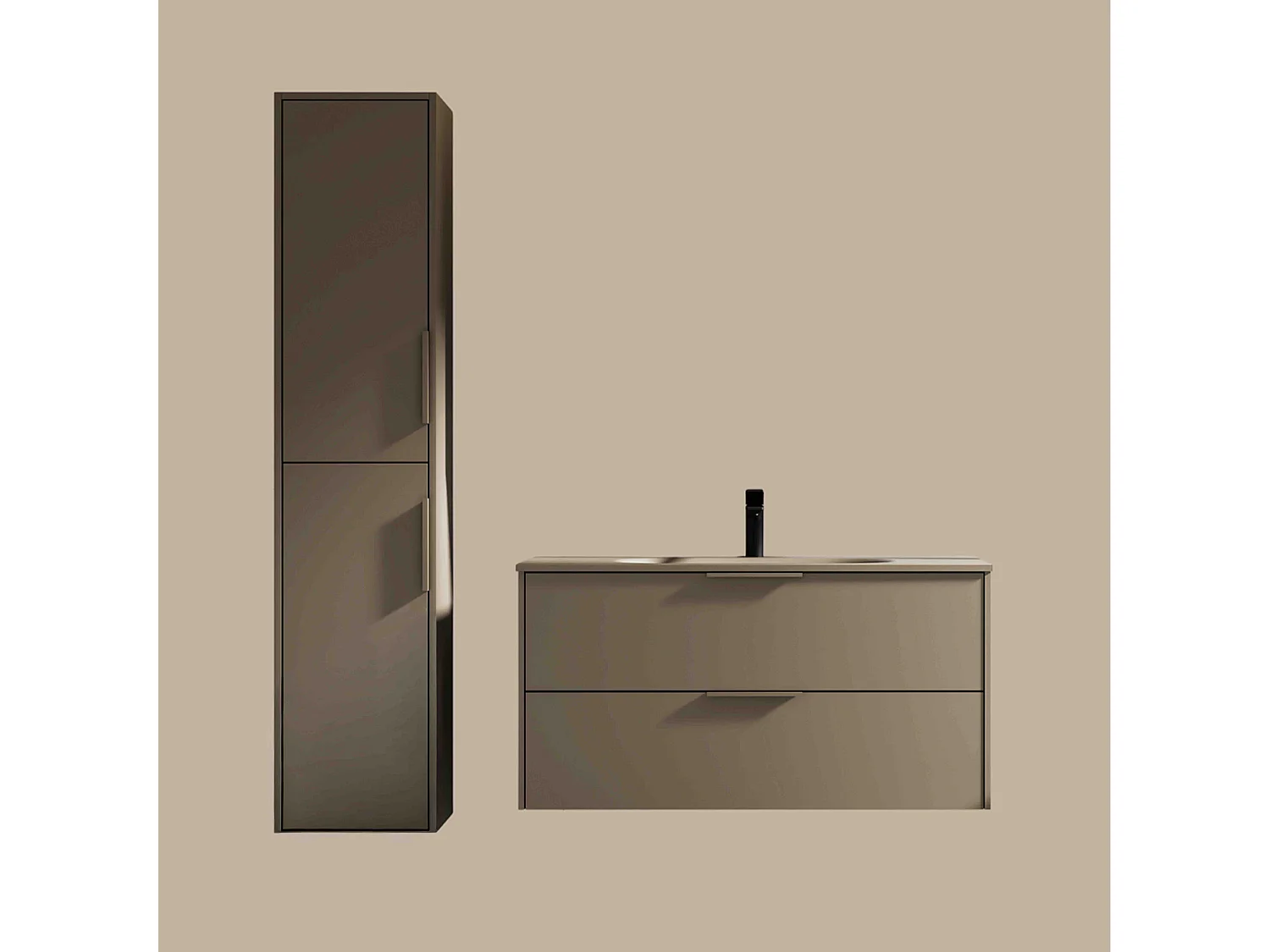 Ensemble de salle de bain lichen 120 cm Aquamila