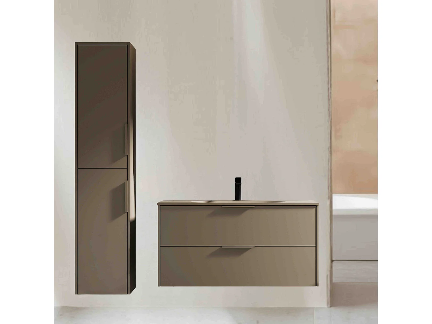 Ensemble de salle de bain lichen 120 cm Aquamila