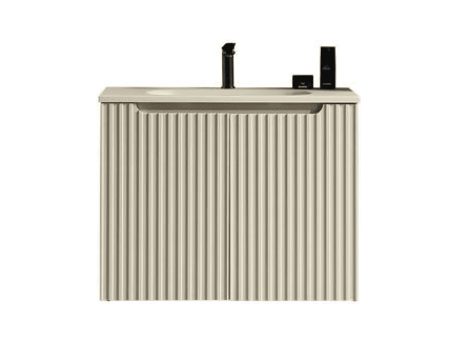 Ensemble de salle de bain 80 cm amande Aquavenus