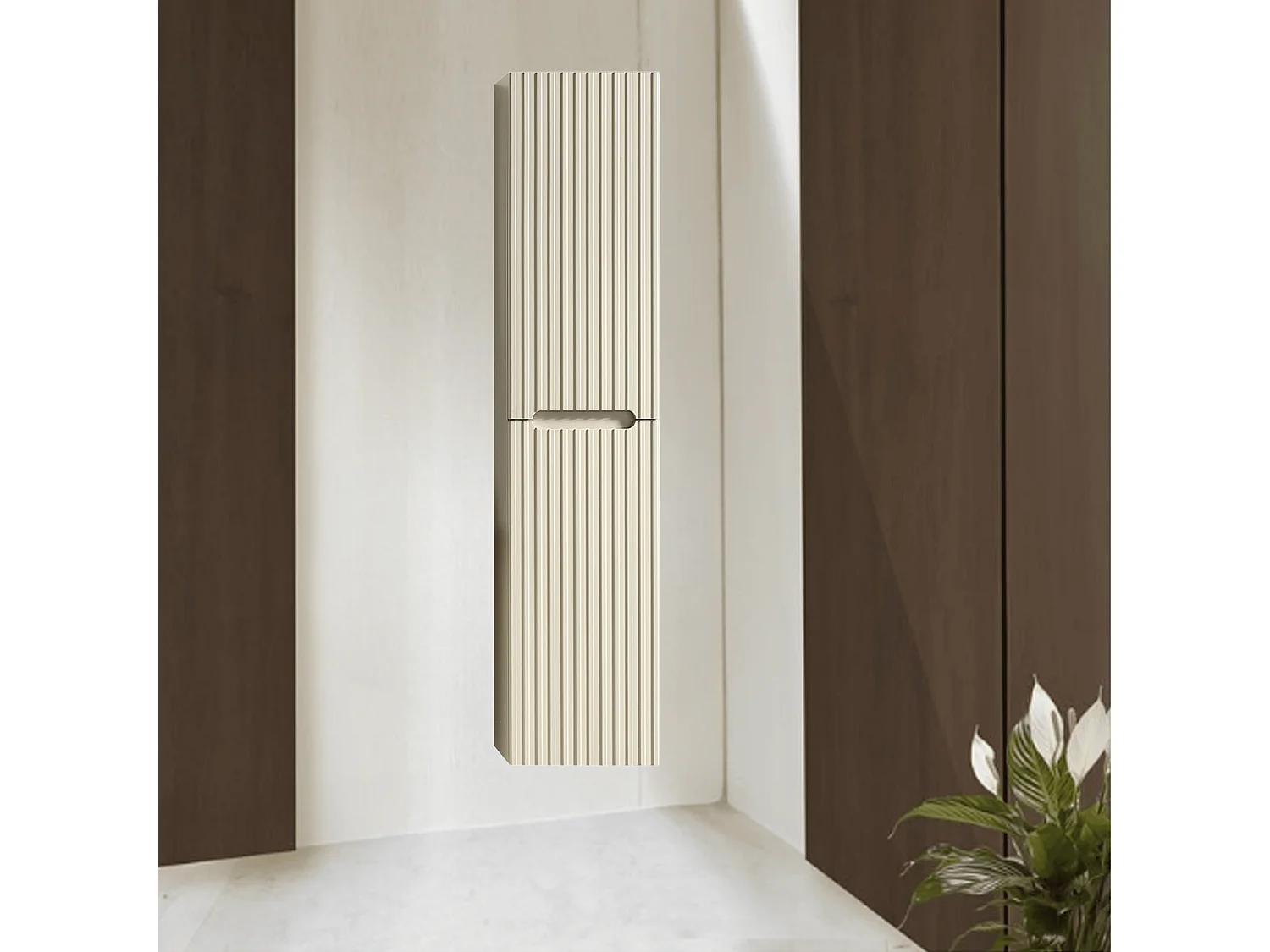 Ensemble de salle de bain 80 cm amande Aquavenus