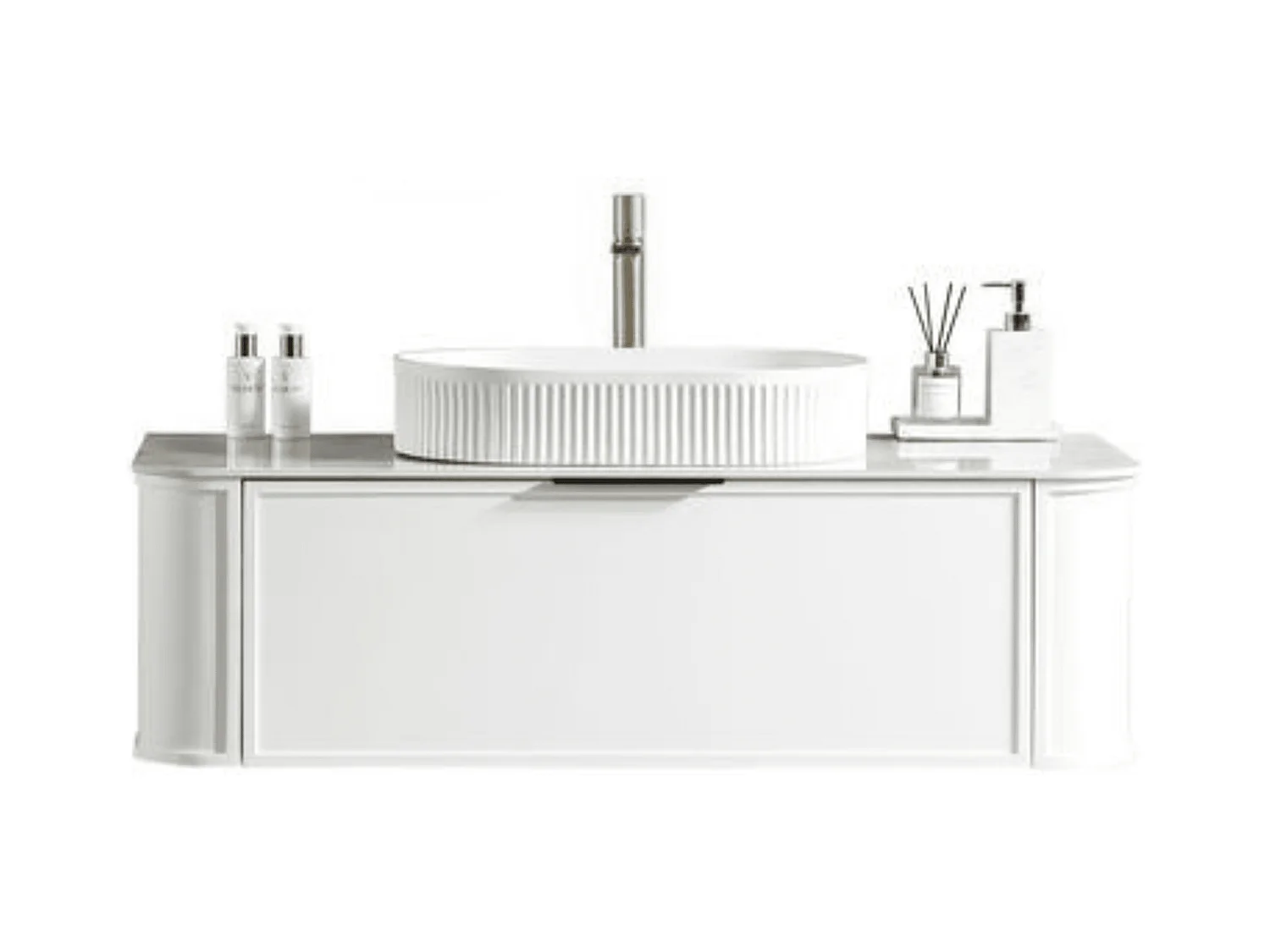 Meuble de salle de bain avec vasque à poser 120 cm Aquapari