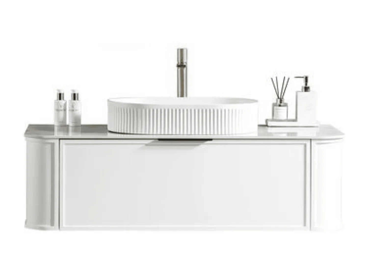 Meuble de salle de bain avec vasque à poser 120 cm Aquapari