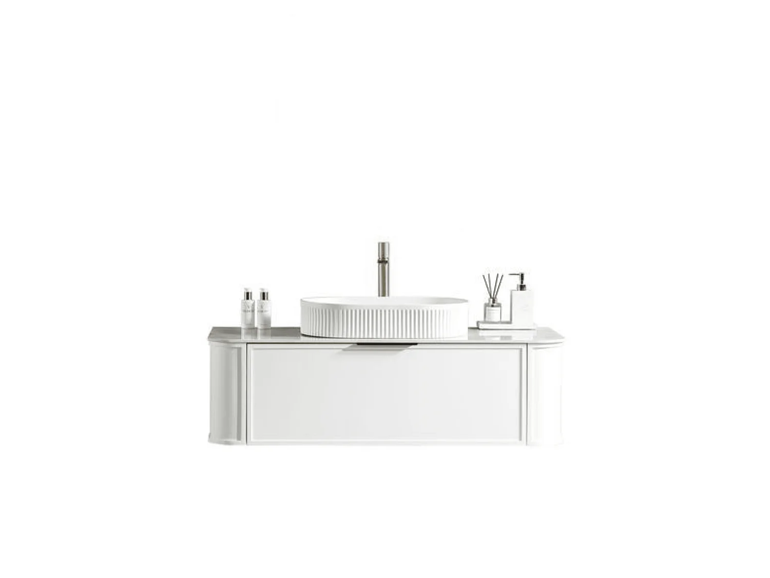 Meuble de salle de bain avec vasque à poser 120 cm Aquapari