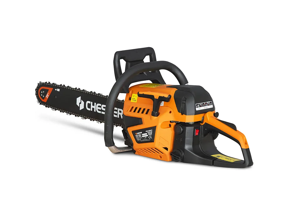 Tronçonneuse thermique 65 cm³ - guide 50cm - 2 chaînes - CHESTER