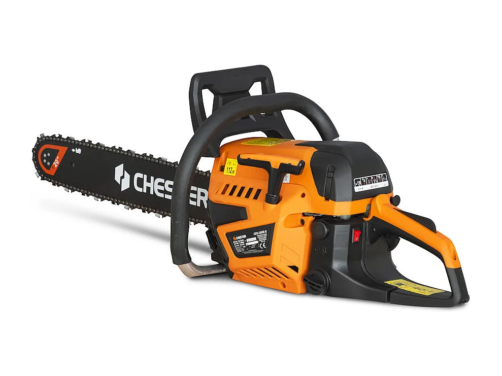 Tronçonneuse thermique 65 cm³ - guide 50cm - 2 chaînes - CHESTER