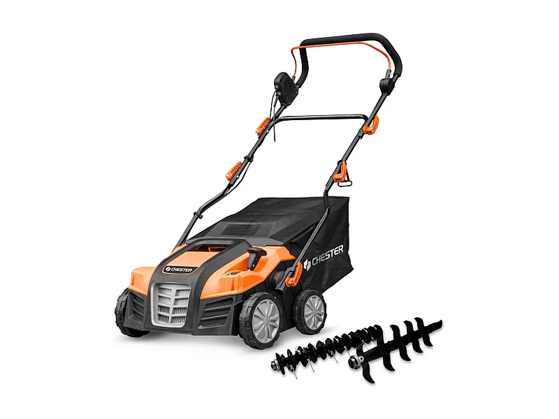 Elektrische 2-in-1 verticuteermachine-mosverwijderaar voor gazon - 1800W - 40cm - CHESTER