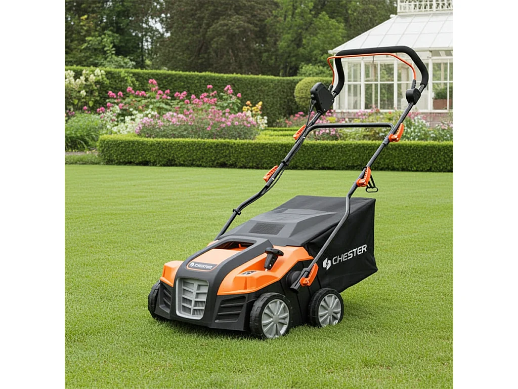 Scarificateur émousseur électrique 2 en 1 pour pelouse - 1800w - 40cm - CHESTER