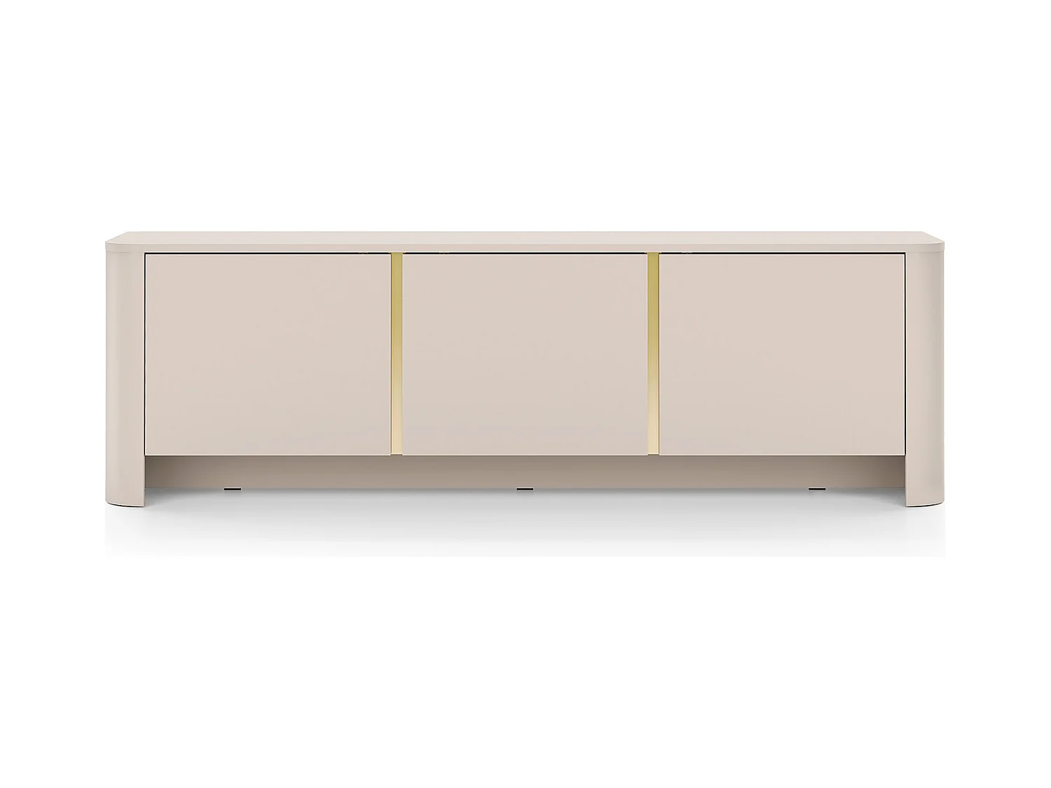 Mueble de TV, Cachemira, 168 x 39 x 52 cm | Muebles modernos con cantos redondeados