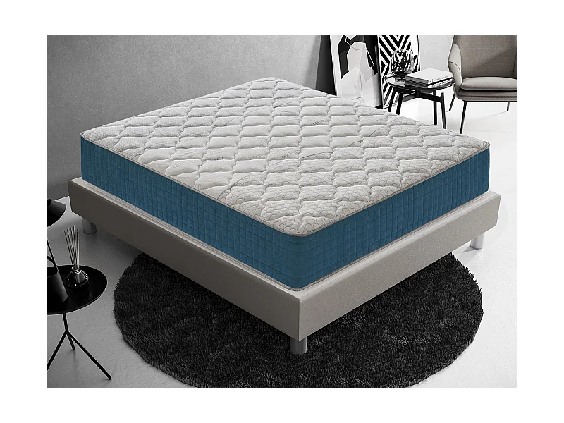 Materac piankowy 140x190 cm - Pianka memory - Grubość 27 cm - Model Silver