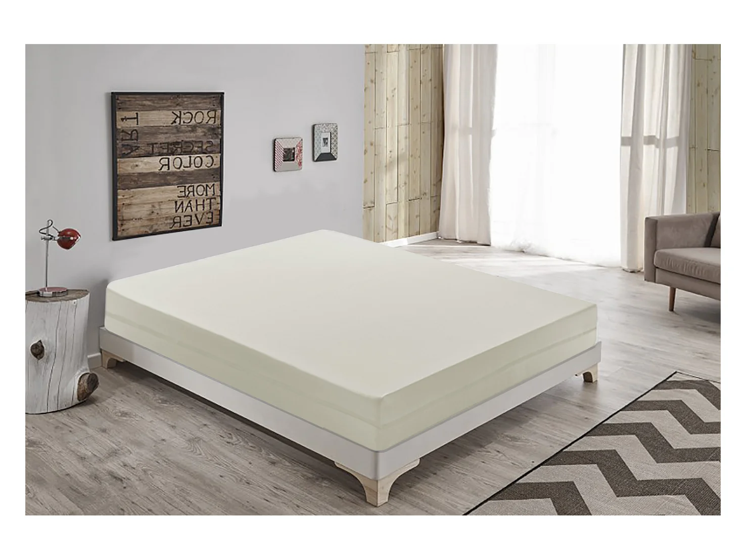 Materac piankowy 160x200 cm  - Grubość 14 cm - usuwalny