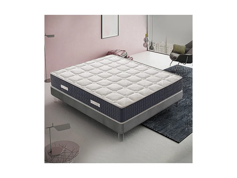 Materac piankowy 120x190 cm - Pianka memory - Grubość 30 cm - 9  stref