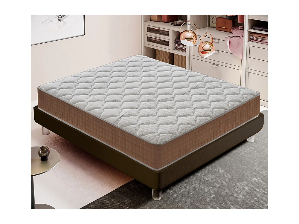 Materac kieszeniowy 160x190 cm - pianka memory - grubość 25 cm