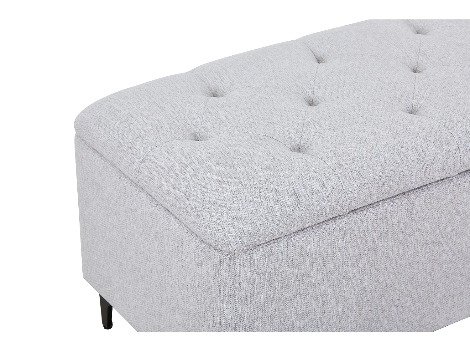 Banc coffre – Tissu – Beige - SABILO